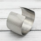Checkered Silver Cuff