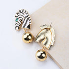 Happy Zebbie Studs