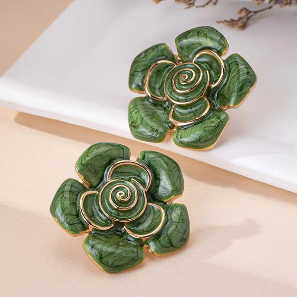 Glaze Flower Studs