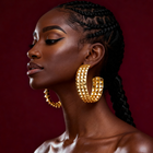 Ara Textured Hoops