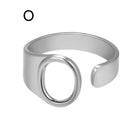 Janis Letter Ring (Silver)