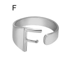 Janis Letter Ring (Silver)