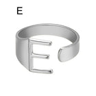 Janis Letter Ring (Silver)