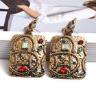 Vintage Rhinestone Brass