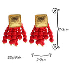 Choo Beaded Studs