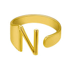 Janis Letter Ring (Gold)
