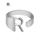 Janis Letter Ring (Silver)