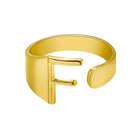 Janis Letter Ring (Gold)