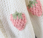 Strawberry Knitted Cardigan