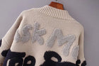 Jacquard V-Neck Cardigan