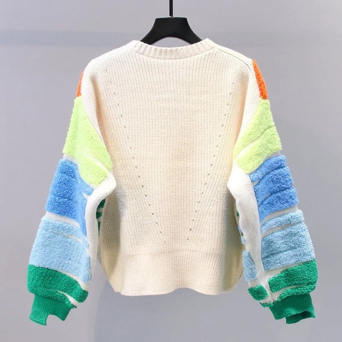 Rainbow Striped Knit