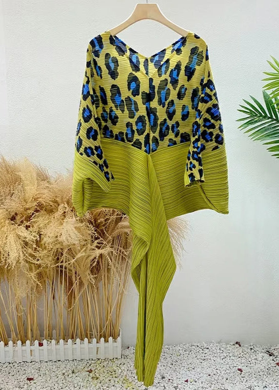 Leopard Print Pleated 1