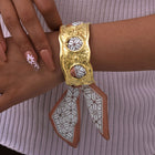 Silk Scarf Cuff