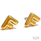 Bubble Letter Studs