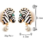 Zebbie Pearl Studs