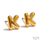 Bubble Letter Studs