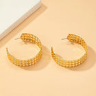 Ara Textured Hoops