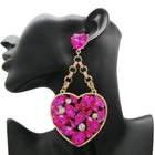 Studded Crystal Heart