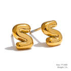 Bubble Letter Studs