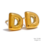 Bubble Letter Studs
