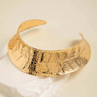 Textured Leaf Collar