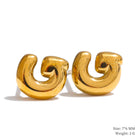 Bubble Letter Studs
