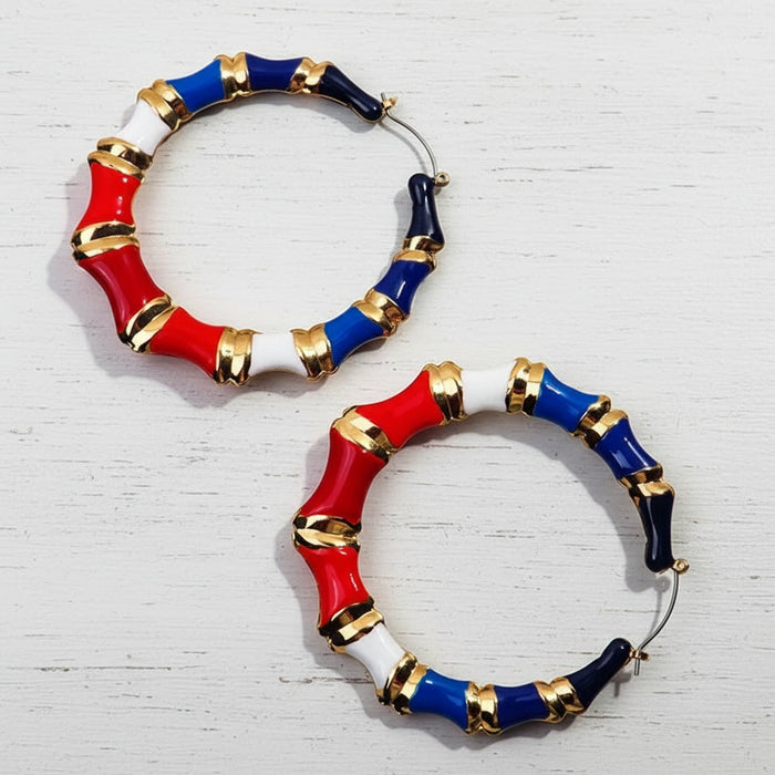 Jolie Bamboo Hoops