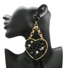 Studded Crystal Heart