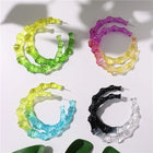 Ombre Bamboo Hoops