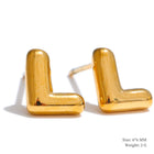 Bubble Letter Studs