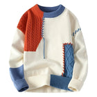 Color Block Knitted Sweater