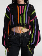 Tassel Crop Sweater
