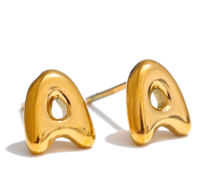 Bubble Letter Studs