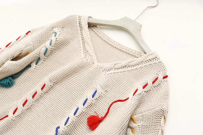 Lazy Tassel Sweater
