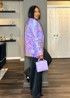 Purple Sequinned