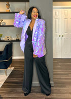 Purple Sequinned