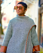Striped Casual Coat