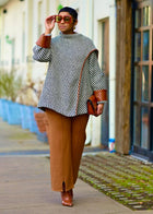 Striped Casual Coat