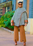 Striped Casual Coat