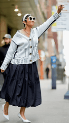Comic Effect Knit Cardigan