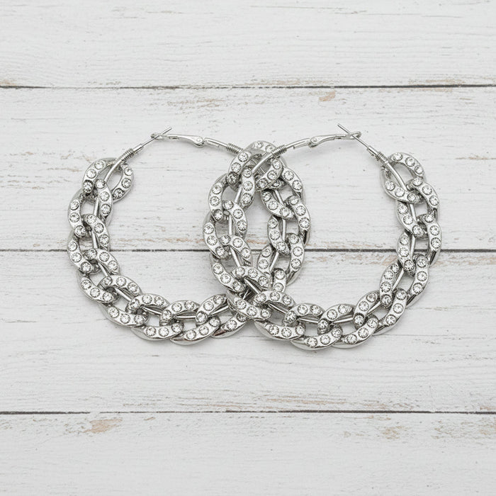 Urban Crystal  Hoops