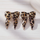 Wild Print Bow Studs