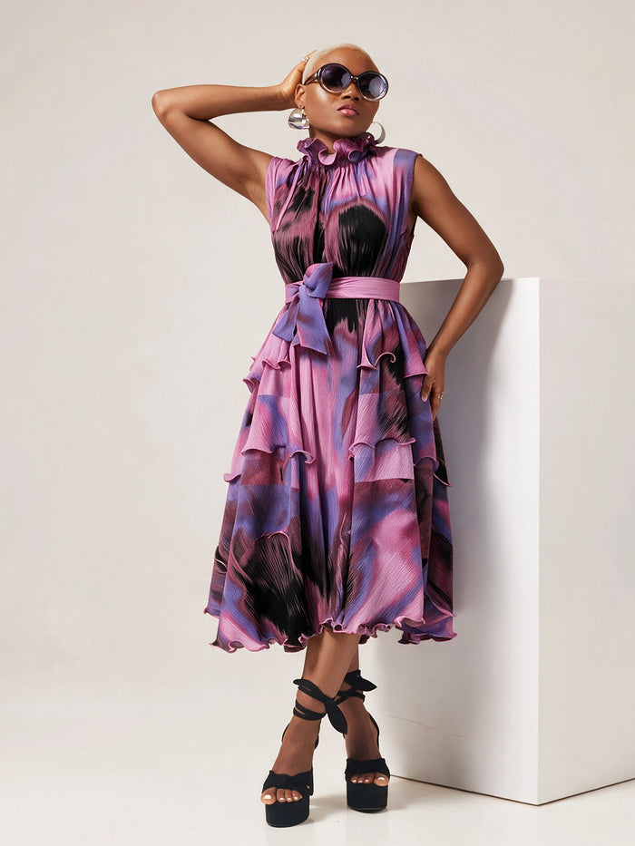 Tie Dye Pleat