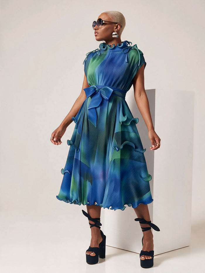 Tie Dye Pleat