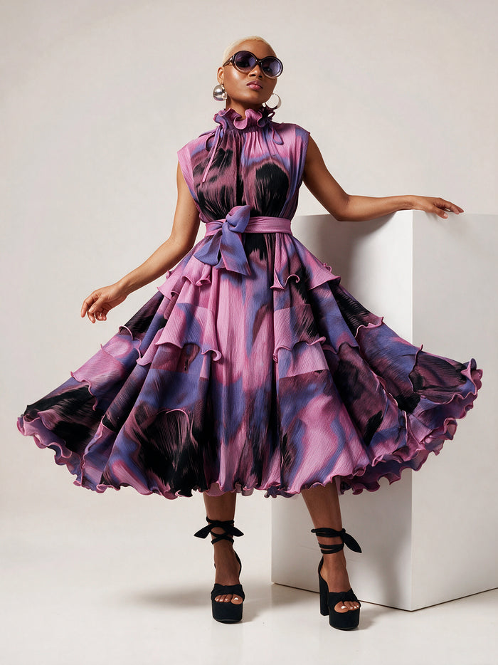 Tie Dye Pleat