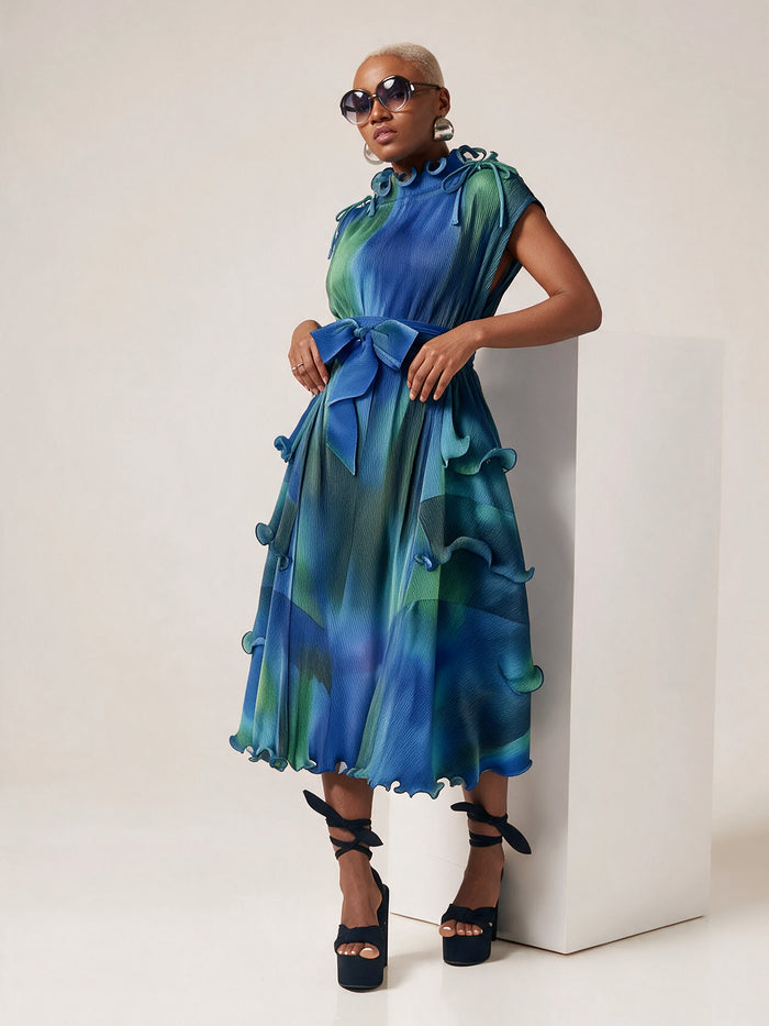 Tie Dye Pleat