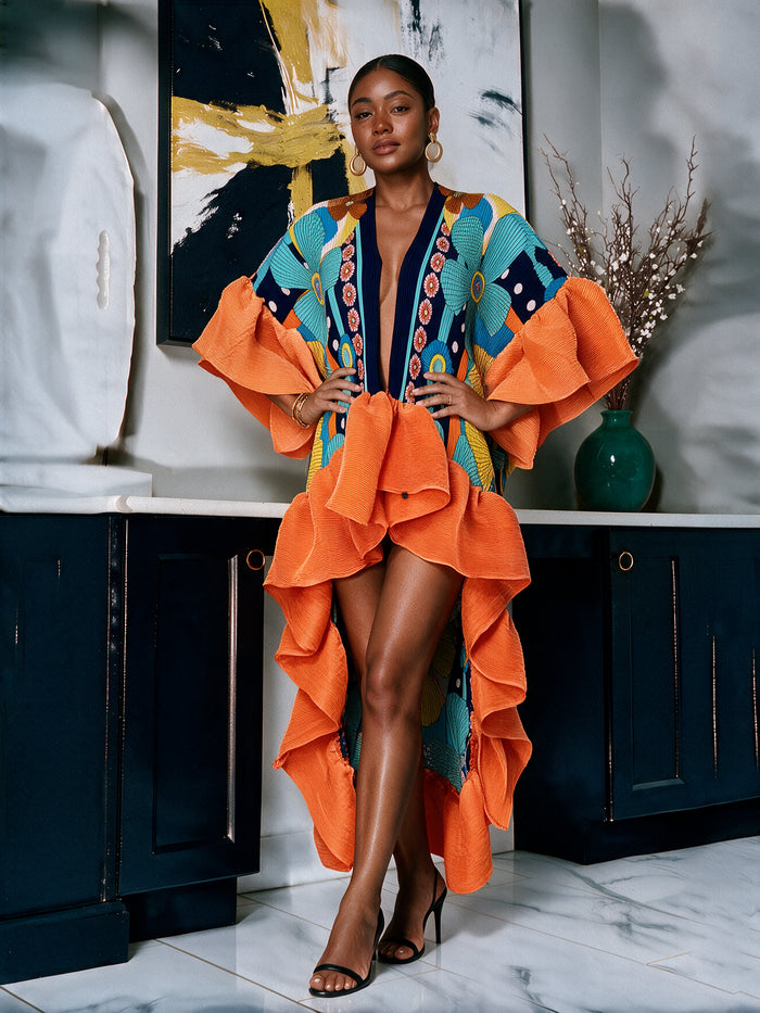 Rayisa Asymmetry Robe