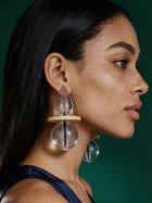 Water Drop Ball Maxi Earrings