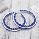 Double Crystal Hoops