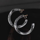 Wavy Acrylic Hoops